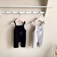 Load image into Gallery viewer, Baby Kid Girls Solid Color Jumpsuits Wholesale 22042605
