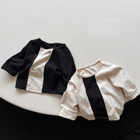 Load image into Gallery viewer, Baby Kid Unisex Color-blocking Tops Wholesale 220909448
