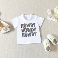 Load image into Gallery viewer, 3 Pieces Set Baby Girls Letters T-Shirts Cartoon Print Shorts And Bow Headwear Wholesale 230407514
