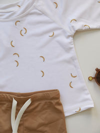 Load image into Gallery viewer, 2 Pieces Set Baby Kid Boys Beach Cartoon Print Tops And Solid Color Shorts Swimwears Wholesale 230317312
