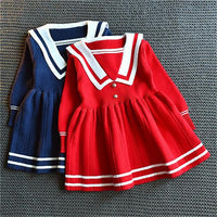 Load image into Gallery viewer, Baby Kid Girls Striped Crochet Dresses Wholesale 22092762
