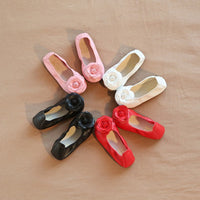 Load image into Gallery viewer, Baby Kid Girls Solid Color Flower Shoes Wholesale 220613397
