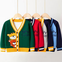Load image into Gallery viewer, Baby Kid Unisex Animals Cartoon Crochet Cardigan Wholesale 22113061

