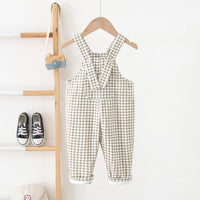 Load image into Gallery viewer, Baby Kid Unisex Checked Jumpsuits Wholesale 220817288
