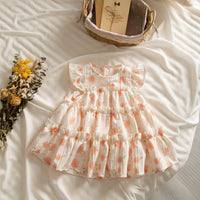 Load image into Gallery viewer, Baby Kid Girls Flower Print Dresses Wholesale 20240402
