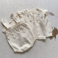 Load image into Gallery viewer, Baby Girls Flower Embroidered Cardigan Wholesale 230113326
