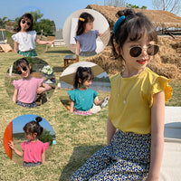 Load image into Gallery viewer, Baby Kid Girls Solid Color T-Shirts Wholesale 220317405
