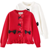 Load image into Gallery viewer, Baby Girls Bow Cardigan Wholesale 221206236
