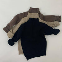 Load image into Gallery viewer, Baby Kid Unisex Solid Color Crochet Sweaters Wholesale 22112147

