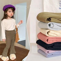 Load image into Gallery viewer, Baby Kid Girls Solid Color Pants Wholesale 220815504

