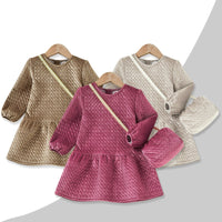 Load image into Gallery viewer, Baby Kid Girls Solid Color Dresses Wholesale 220914384
