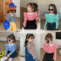 Load image into Gallery viewer, Baby Kid Girls Striped Tops Wholesale 221214257
