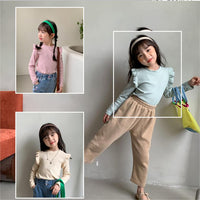 Load image into Gallery viewer, Baby Kid Girls Solid Color Tops Wholesale 22081560
