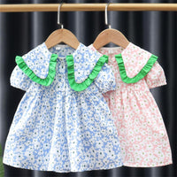 Load image into Gallery viewer, Baby Kid Girls Flower Print Dresses Wholesale 230114488
