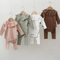 Load image into Gallery viewer, 2 Pieces Set Baby Unisex Polka dots Rompers And Pants Wholesale 220518157
