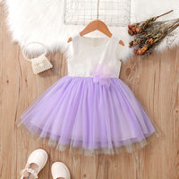 Load image into Gallery viewer, Kid Girls Color-blocking Dresses Wholesale 230107191
