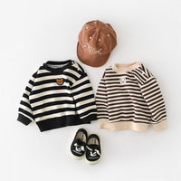 Load image into Gallery viewer, Baby Unisex Striped Animals Print Hoodies Swearshirts Wholesale 230110255
