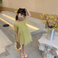 Load image into Gallery viewer, Baby Kid Girls Solid Color Dresses Wholesale 220530341
