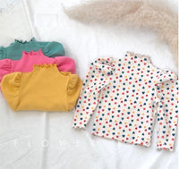 Load image into Gallery viewer, Baby Kid Girls Solid Color Love heart Tops Wholesale 22090241
