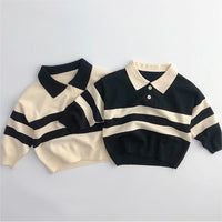 Load image into Gallery viewer, Baby Kid Unisex Striped Sweaters Wholesale 220914557

