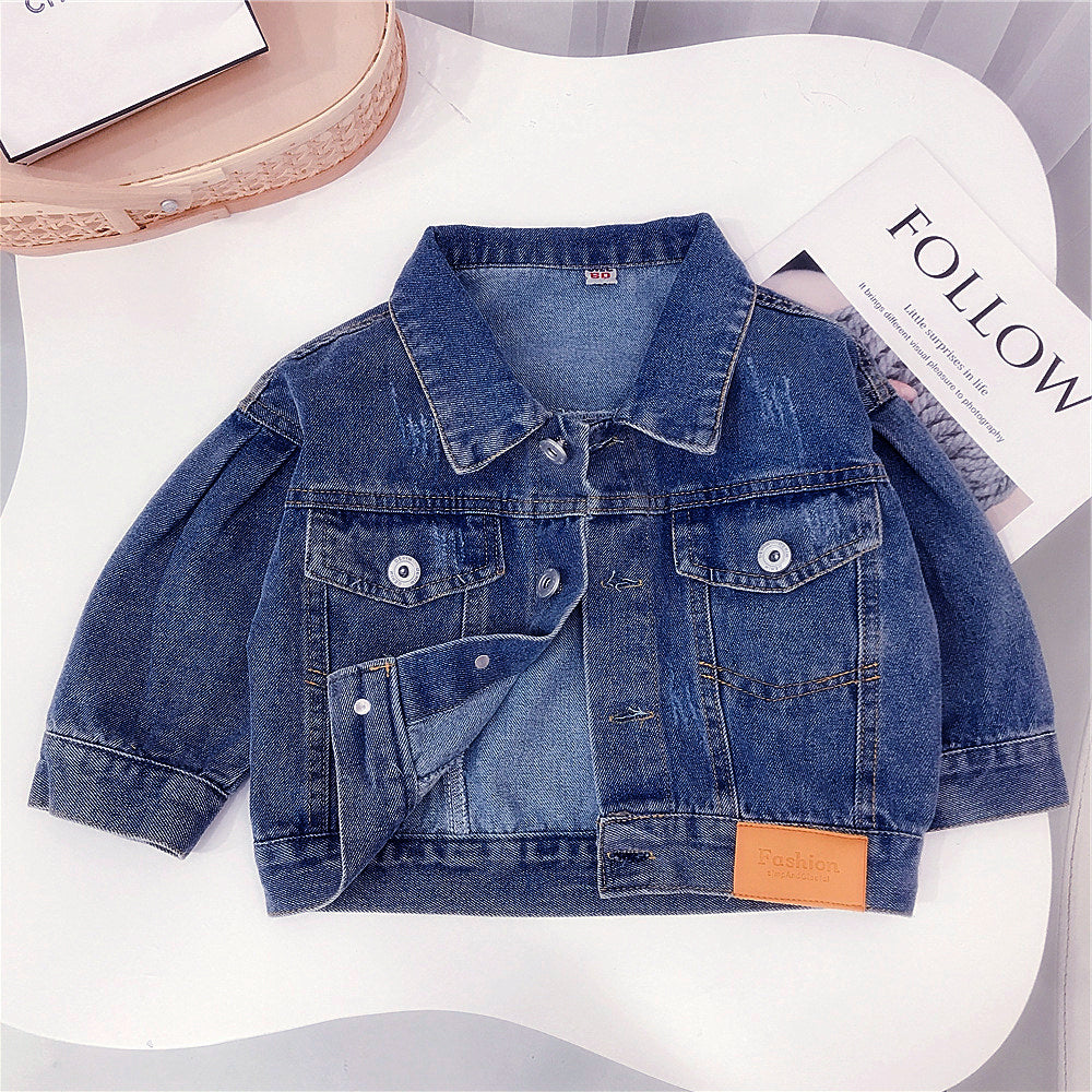 Baby Kid Girls  Flower Print Dresses And Solid Color Jackets Outwears Wholesale 211125593
