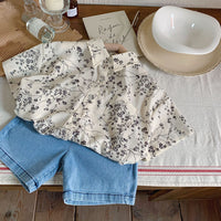 Load image into Gallery viewer, Baby Kid Unisex Flower Print Shirts Wholesale 230407501
