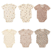 Load image into Gallery viewer, Baby Unisex Flower Fruit Plant Print Rompers Wholesale 220518113
