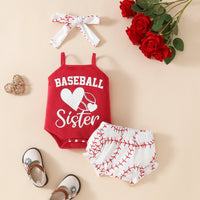 Load image into Gallery viewer, 2 Pieces Set Baby Girls Letters Flower Print Tank Tops And Shorts Wholesale 20240412
