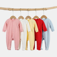 Load image into Gallery viewer, Baby Unisex Solid Color Jumpsuits Wholesale 220513131
