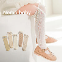 Load image into Gallery viewer, Girls Solid Color Bow Accessories Socks Wholesale 220414386
