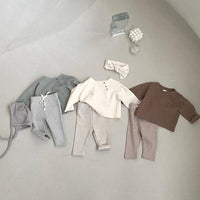 Load image into Gallery viewer, Baby Unisex Solid Color Tops Wholesale 220914406
