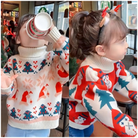 Load image into Gallery viewer, Baby Kid Girls Cartoon Plant Crochet Christmas Sweaters Wholesale 221226128
