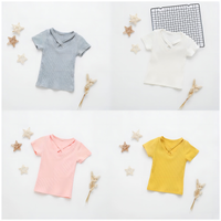 Load image into Gallery viewer, Baby Kid Girls Solid Color T-Shirts Wholesale 22051003
