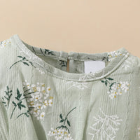 Load image into Gallery viewer, Baby Girls Flower Print Rompers Wholesale 20240408
