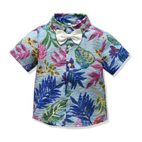 Load image into Gallery viewer, Baby Kid Boys Plant Print Tops Wholesale 23041109
