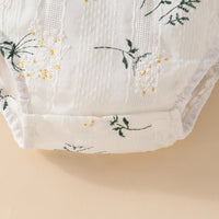 Load image into Gallery viewer, Baby Girls Flower Print Rompers Wholesale 20240408
