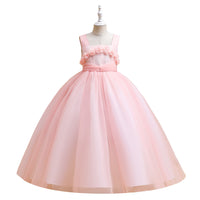 Load image into Gallery viewer, Kid Girls Solid Color Dressy Princess Dresses Wholesale 230803110
