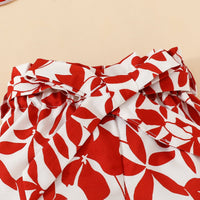 Load image into Gallery viewer, 2 Pieces Set Baby Girls Letters Print Tank Tops And Flower Shorts Wholesale 20240414
