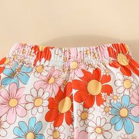 Load image into Gallery viewer, 2 Pieces Set Baby Girls Letters Rainbow Print Tank Tops And Flower Pants Wholesale 20240409
