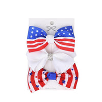 Load image into Gallery viewer, Girls Solid Color Love heart Star Print Independence Day Accessories Headwear Wholesale 23053148
