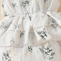 Load image into Gallery viewer, Baby Girls Flower Print Rompers Wholesale 20240408
