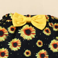 Load image into Gallery viewer, 2 Pieces Set Baby Girls Letters Print Rompers And Flower Shorts Wholesale 24040405
