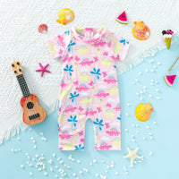 Load image into Gallery viewer, Baby Girls Dinosaur Print Swimwears Wholesale 20240411
