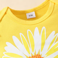Load image into Gallery viewer, 2 Pieces Set Baby Girls Letters Print Rompers And Flower Shorts Wholesale 24040405
