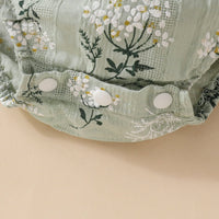 Load image into Gallery viewer, Baby Girls Flower Print Rompers Wholesale 20240408
