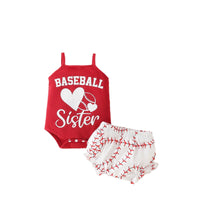 Load image into Gallery viewer, 2 Pieces Set Baby Girls Letters Flower Print Tank Tops And Shorts Wholesale 20240412
