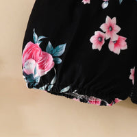 Load image into Gallery viewer, 2 Pieces Set Baby Girls Letters Print Rompers And Flower Shorts Wholesale 20240407
