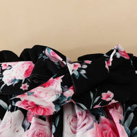 Load image into Gallery viewer, 2 Pieces Set Baby Girls Letters Print Rompers And Flower Shorts Wholesale 20240407
