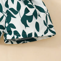 Load image into Gallery viewer, 2 Pieces Set Baby Girls Letters Print Tank Tops And Flower Shorts Wholesale 20240414
