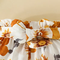 Load image into Gallery viewer, 2 Pieces Set Baby Girls Letters Print Rompers And Flower Shorts Wholesale 20240407
